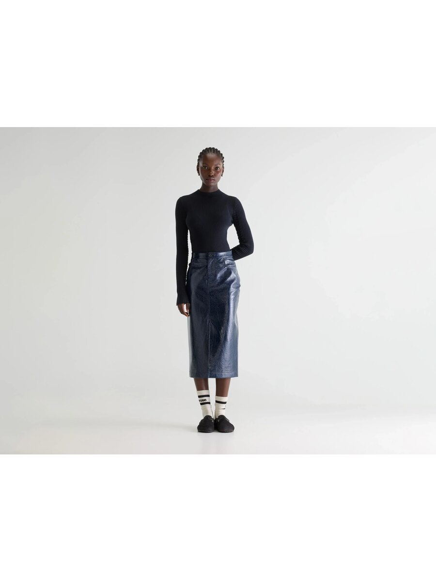 Knielange zomerrok voor dames, linnen, trendy, comfortabele A-lijn rok met trekkoord in de taille, schattige vakantie, boho, lange, vloeiende rok, maxi dames, Brick rood, XXL