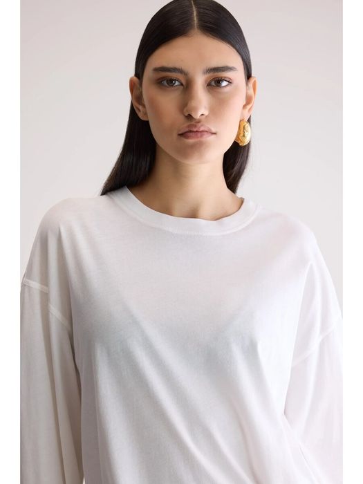 Witte t-shirt lange mouwen Fandy Bellerose