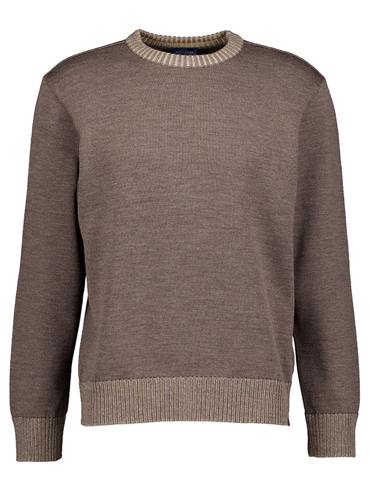 Bruine trui met ronde hals Paul&Shark 