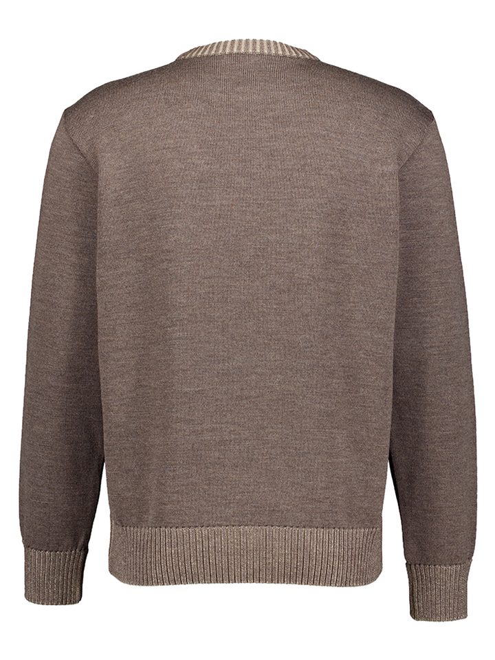 Bruine trui met ronde hals Paul&Shark 