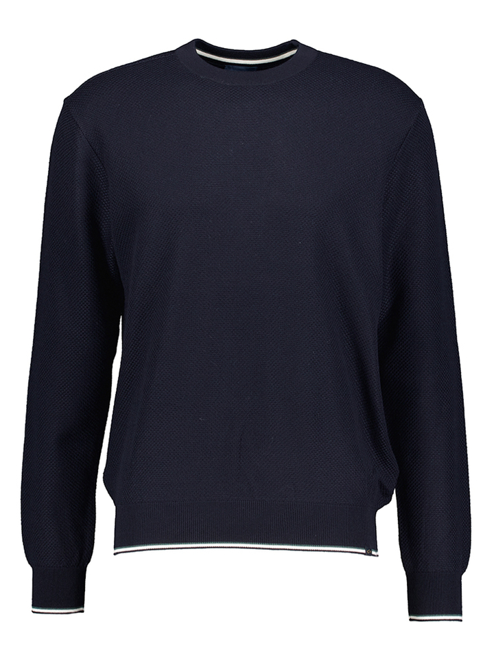 Blauwe fijne wollen trui  Paul&Shark