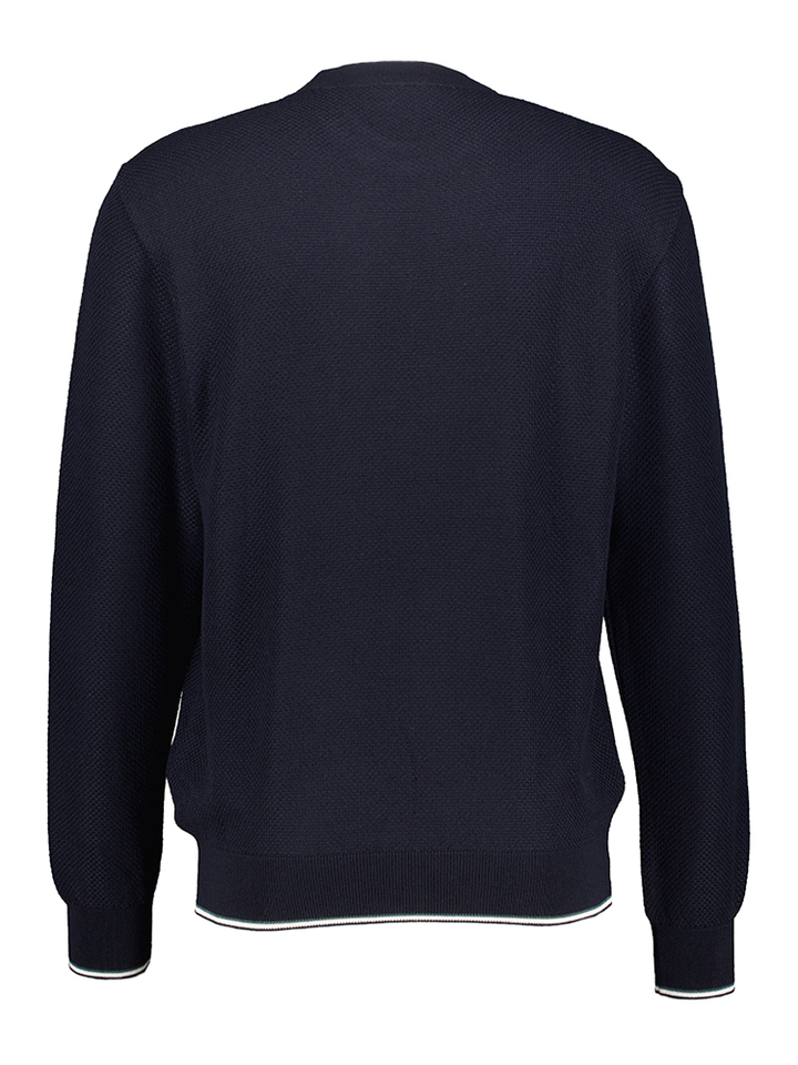 Blauwe fijne wollen trui  Paul&Shark