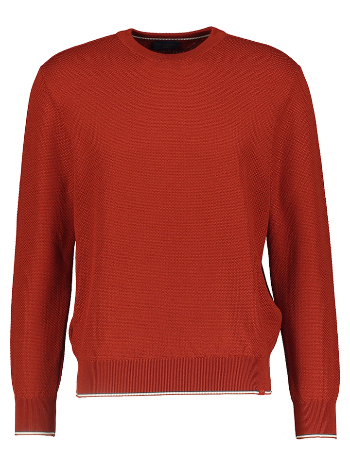Roestkleurige trui met ronde hals Paul & Shark 