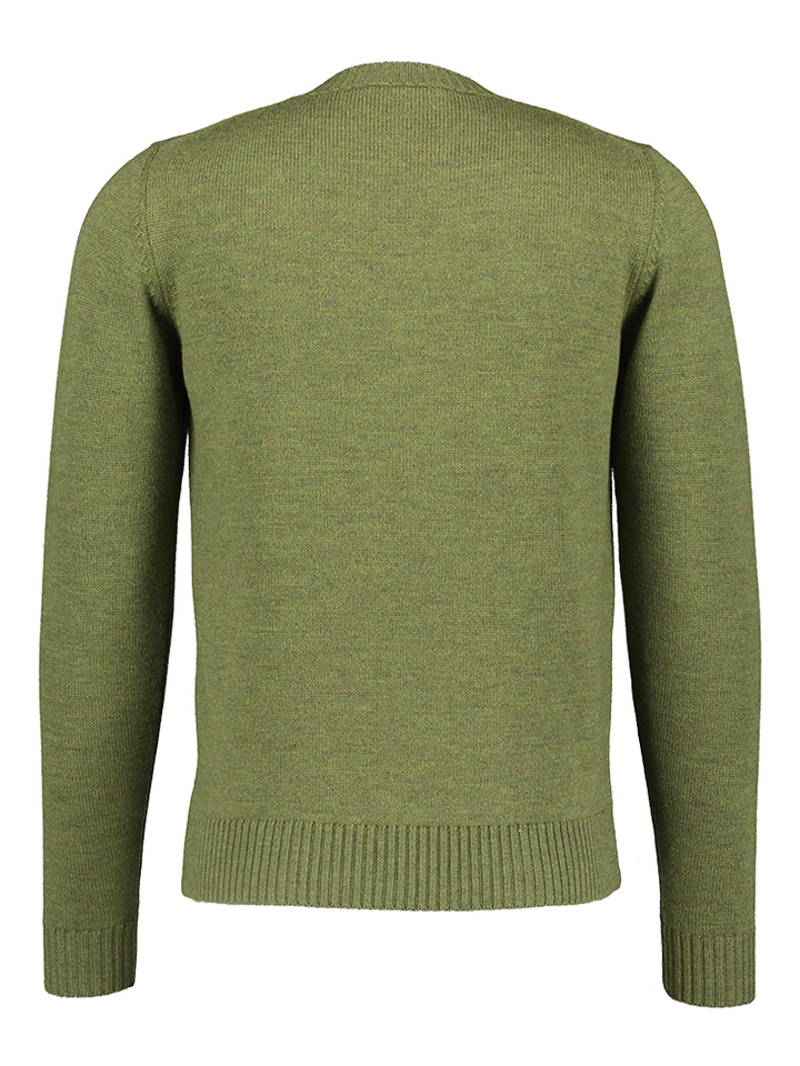Groene trui met ronde hals Altobello