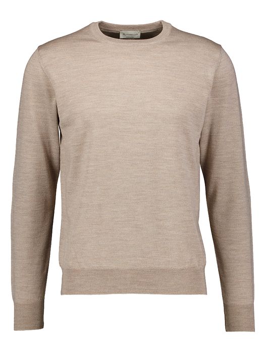 Beige trui met detail aan de elleboog Altobello