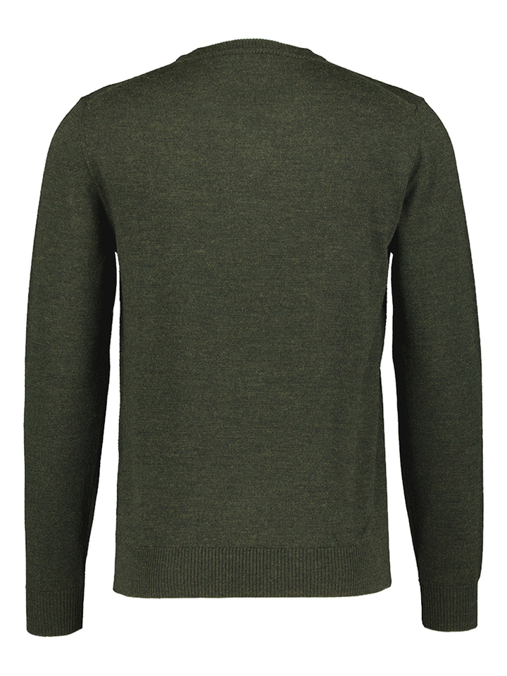 Groene trui met fijn ruit motief Altobello