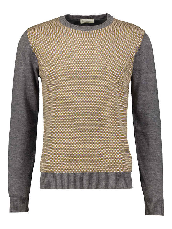 Grijz etrui met fijne print Altobello 