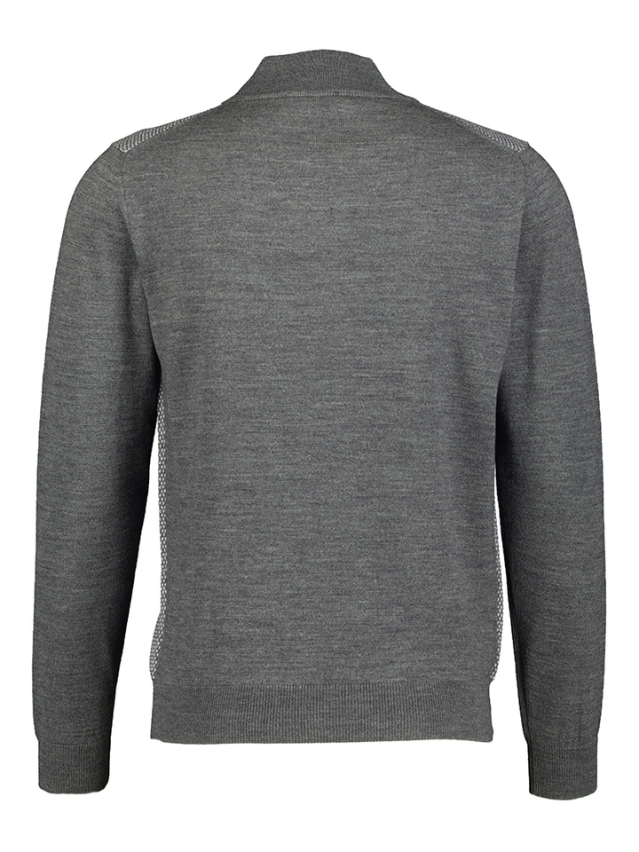 Grijze pull met korte rits Altobello