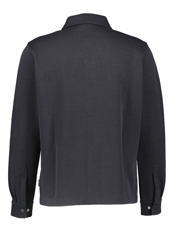 Donkerblauw cardigan met drukknopen Bugatti 