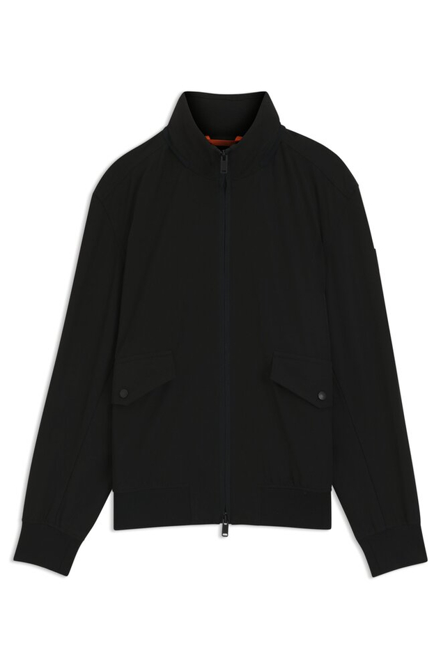 Donkerblauwe jas met uitritsbare kap Ohice Hugo Boss