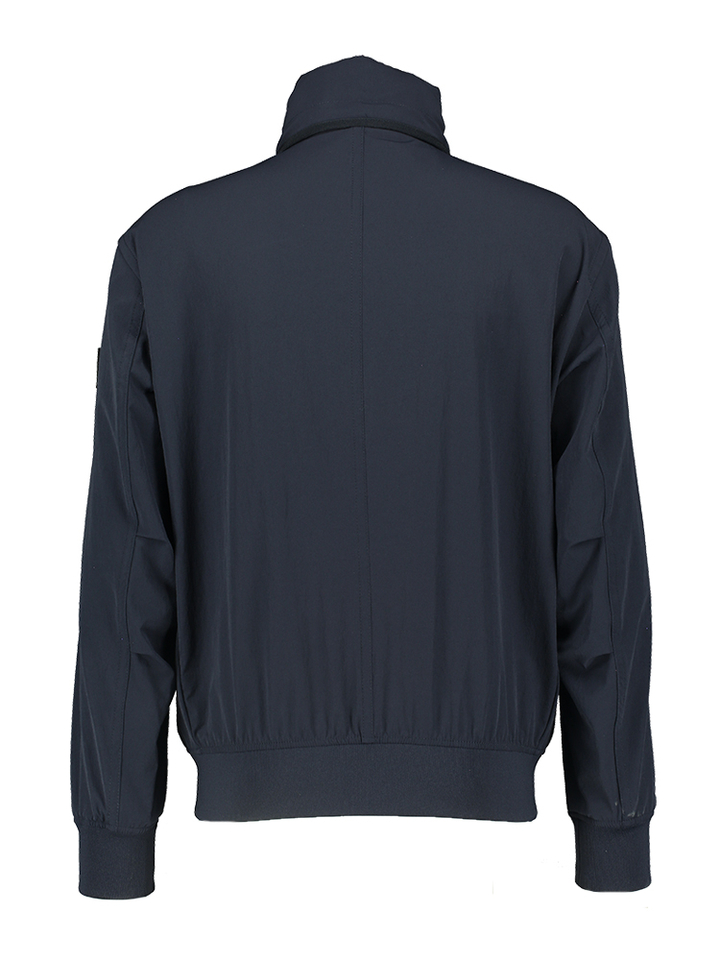 Donkerblauwe jas met uitritsbare kap Ohice Hugo Boss