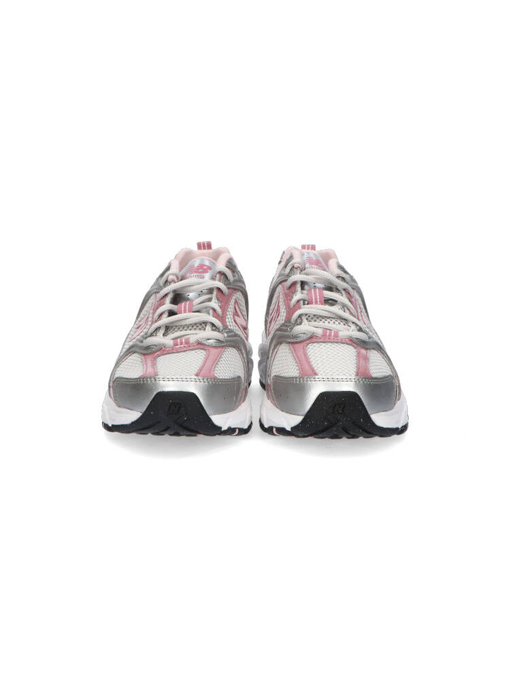 Silver metallic roze lage sneakers New Balance 