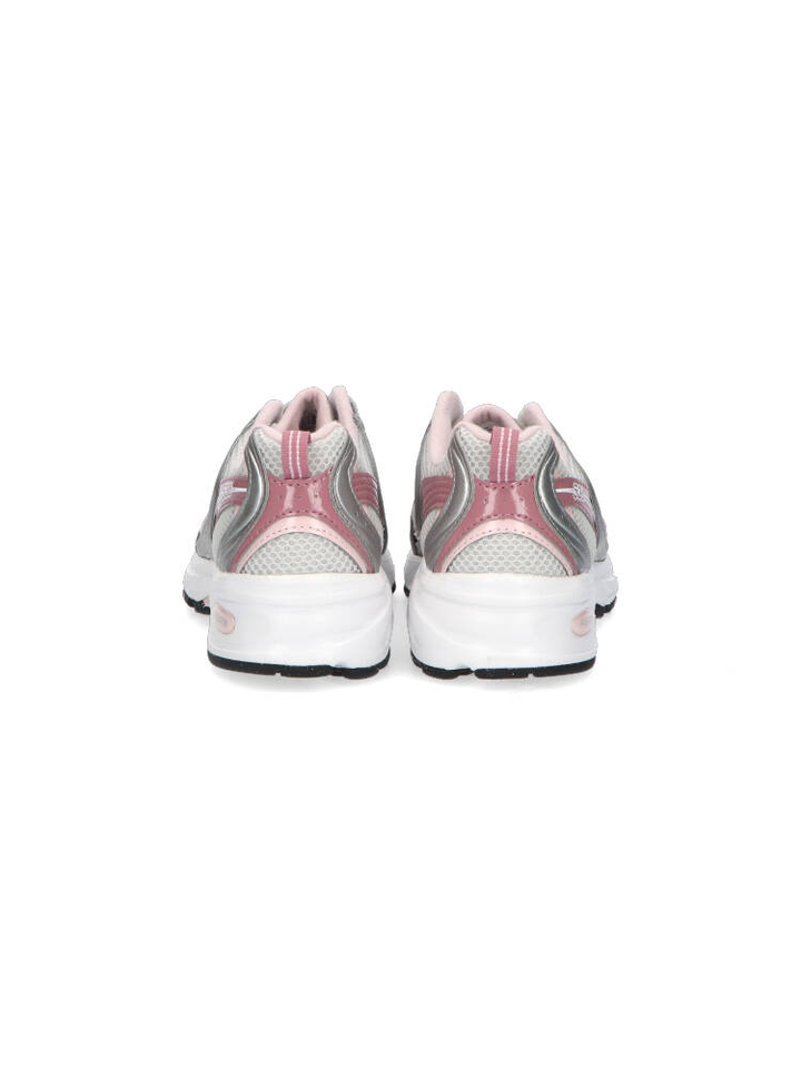 Silver metallic roze lage sneakers New Balance 