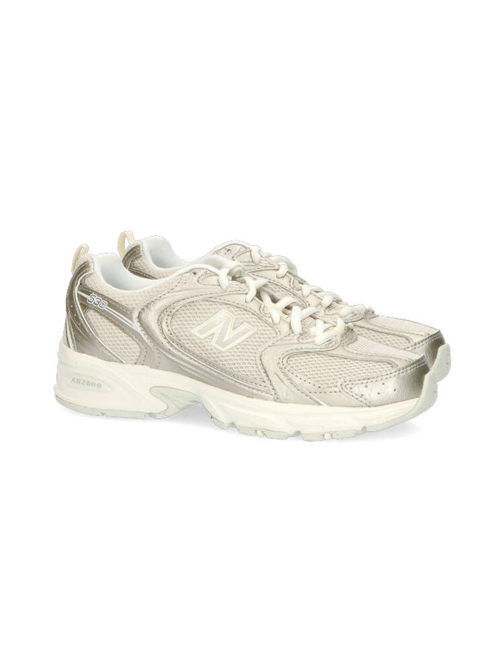 Gold mettalic lage sneakers New Balance
