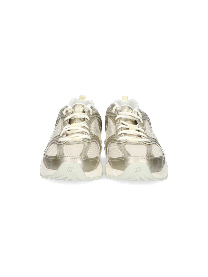 Gold mettalic lage sneakers New Balance