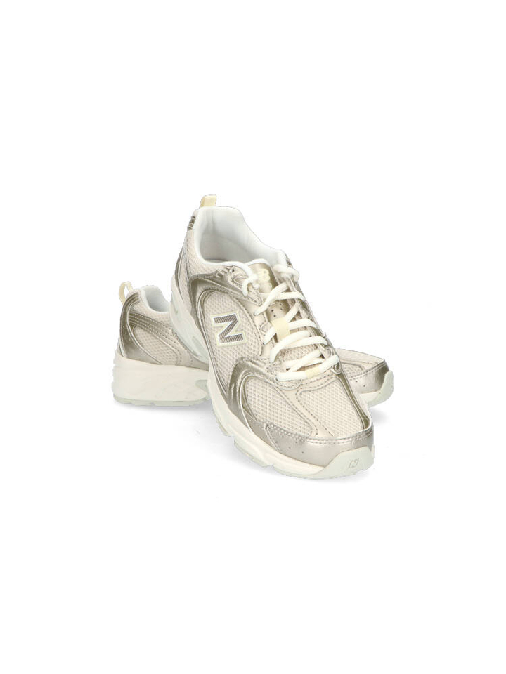 Gold mettalic lage sneakers New Balance