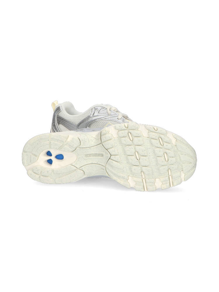 Zilver mettalic lage sneakers New Balance 