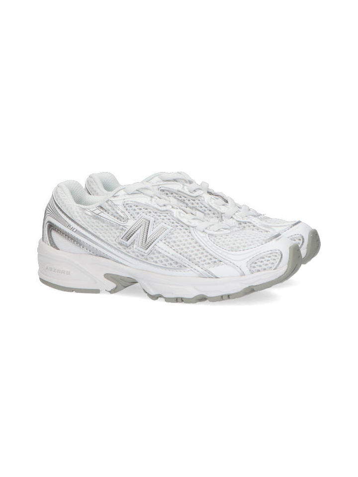 White/silver lage sneakers New Balance 