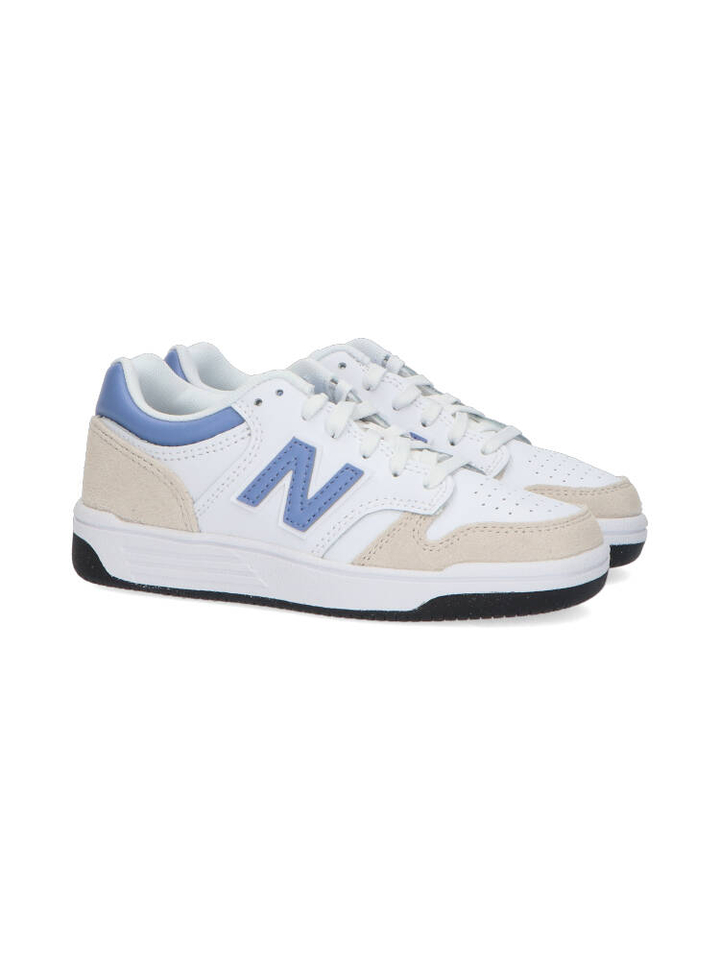 White/blue lage sneakers New Balance 