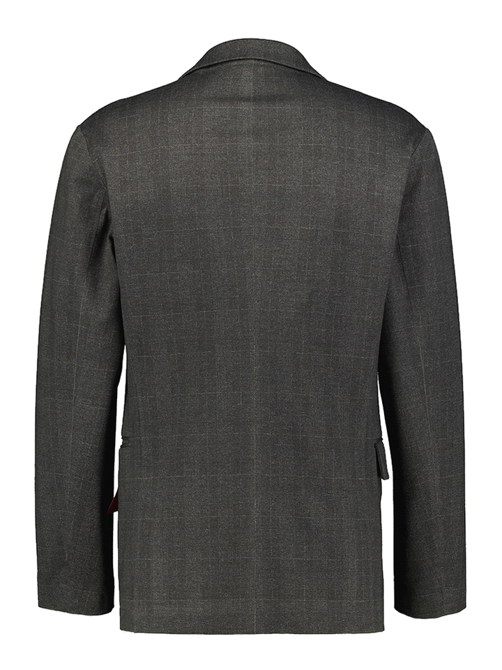 Donkergrijze extra slim fit blazer Hugo Boss