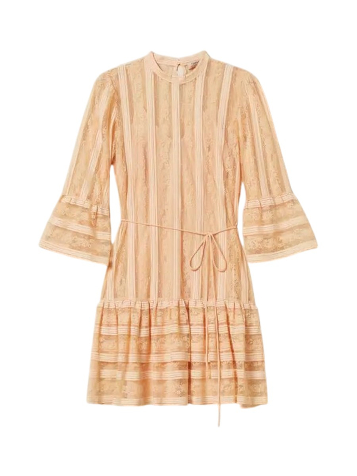 Roze kanten jurk Twinset 