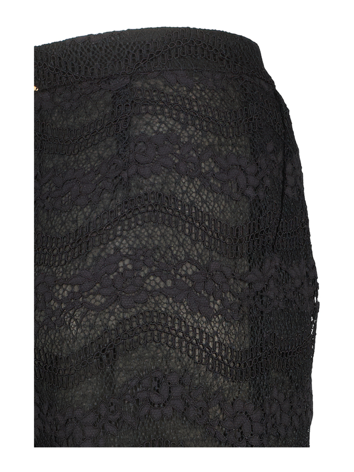 Zwarte kanten broek Twinset Milano