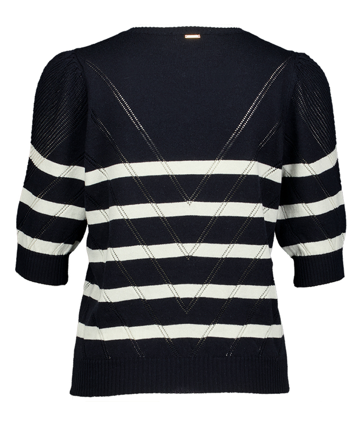 Gestreepte pull met korte mouw Twinset Milano