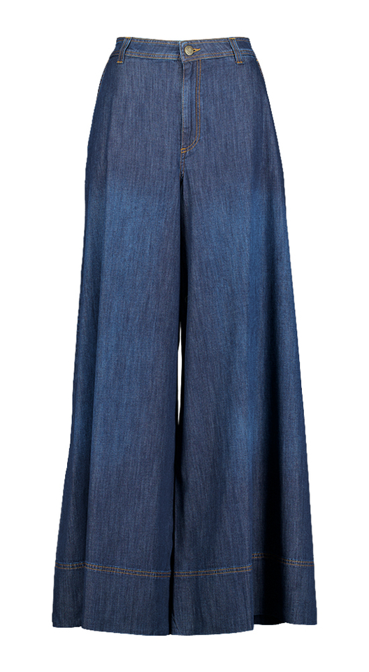 Blauwe flared jeans Twinset Milano