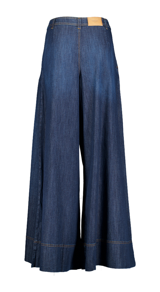 Blauwe flared jeans Twinset Milano