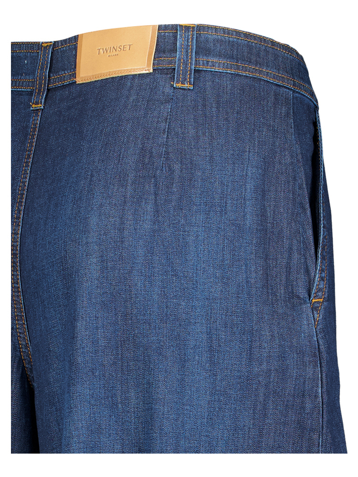 Blauwe flared jeans Twinset Milano