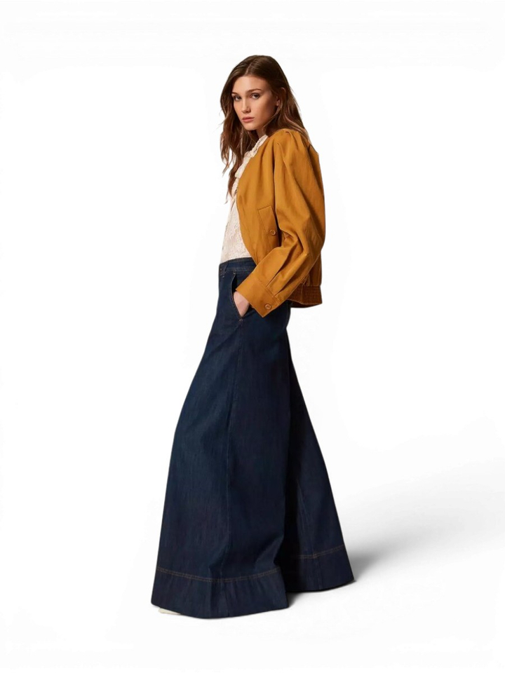 Blauwe flared jeans Twinset Milano