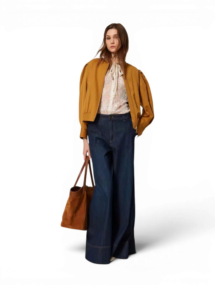 Blauwe flared jeans Twinset Milano