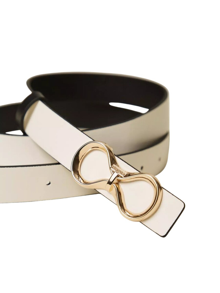 Zwarte kleurige riem met symbool Twinset Milano