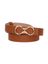Cognac kleurige riem met symbool Twinset Milano