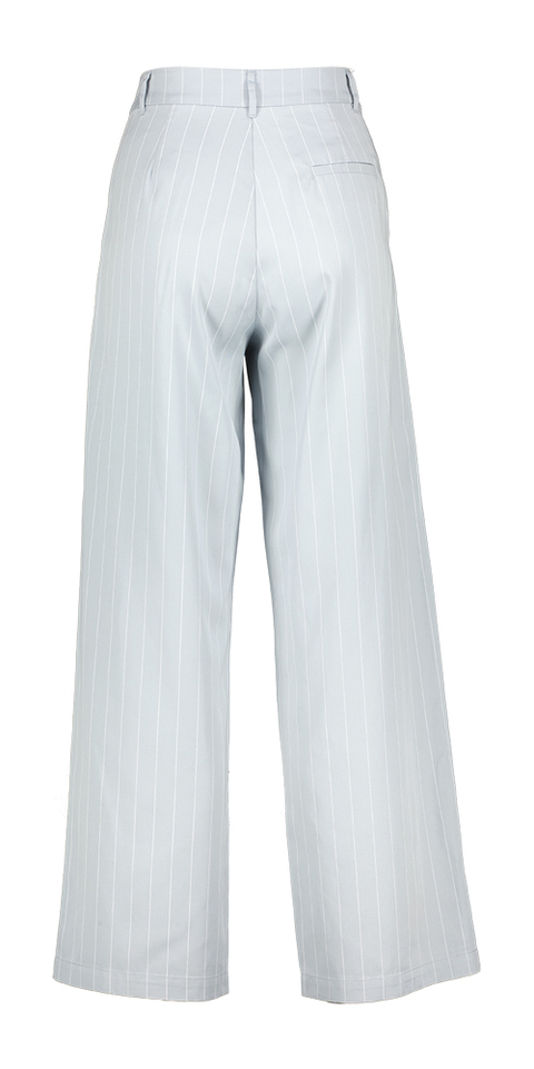 Blauwe gestreepte loose fit broek Eleh 