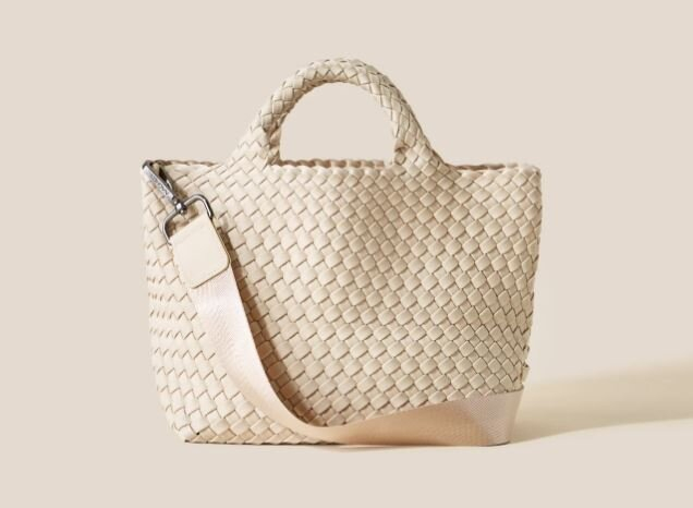 Ecru handtas St Barths small tote Naghedi