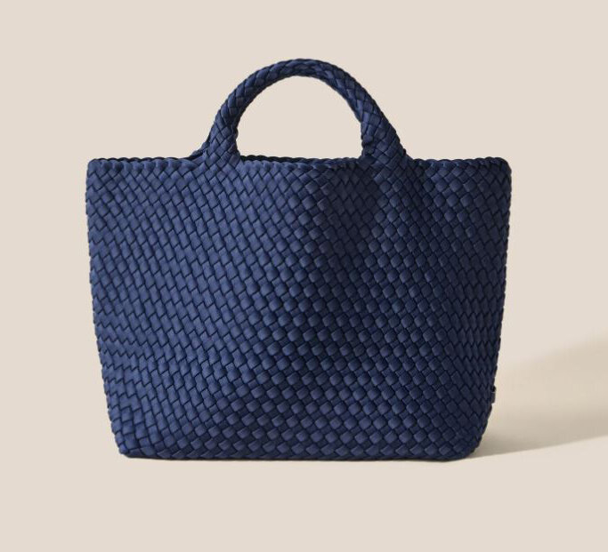Ink blue shopper St Barths med tote Naghedi 