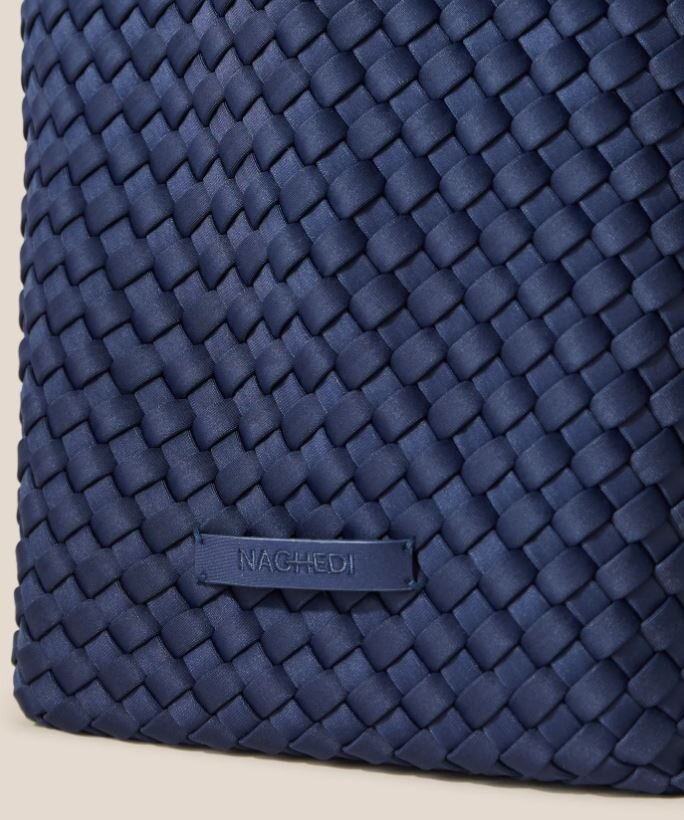 Ink blue shopper St Barths med tote Naghedi 