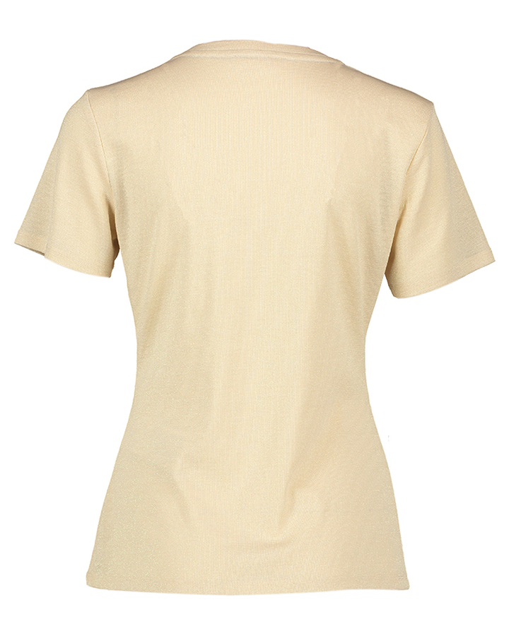 Goudkleurige t-shirt met glitter Liu Jo 