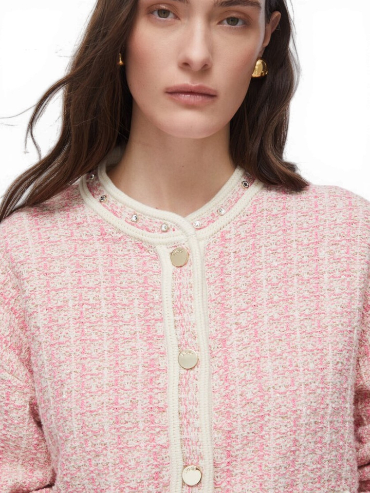 Beige roze kleurige gilet Liu Jo