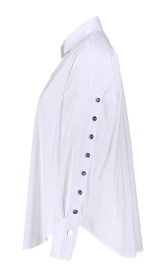 Witte bloes met knoop detail Liu Jo