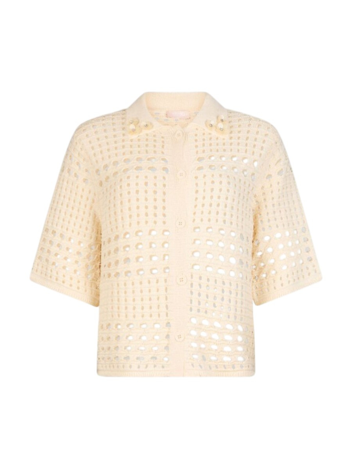 Ecru gehaakt cardigan Liu Jo 