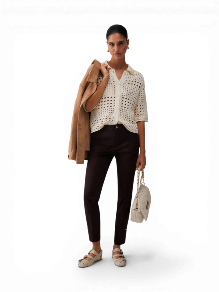 Ecru gehaakt cardigan Liu Jo 