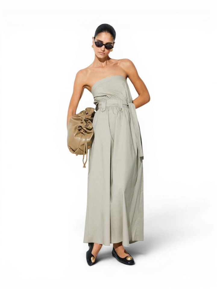 Beige lange jurk Liu Jo 
