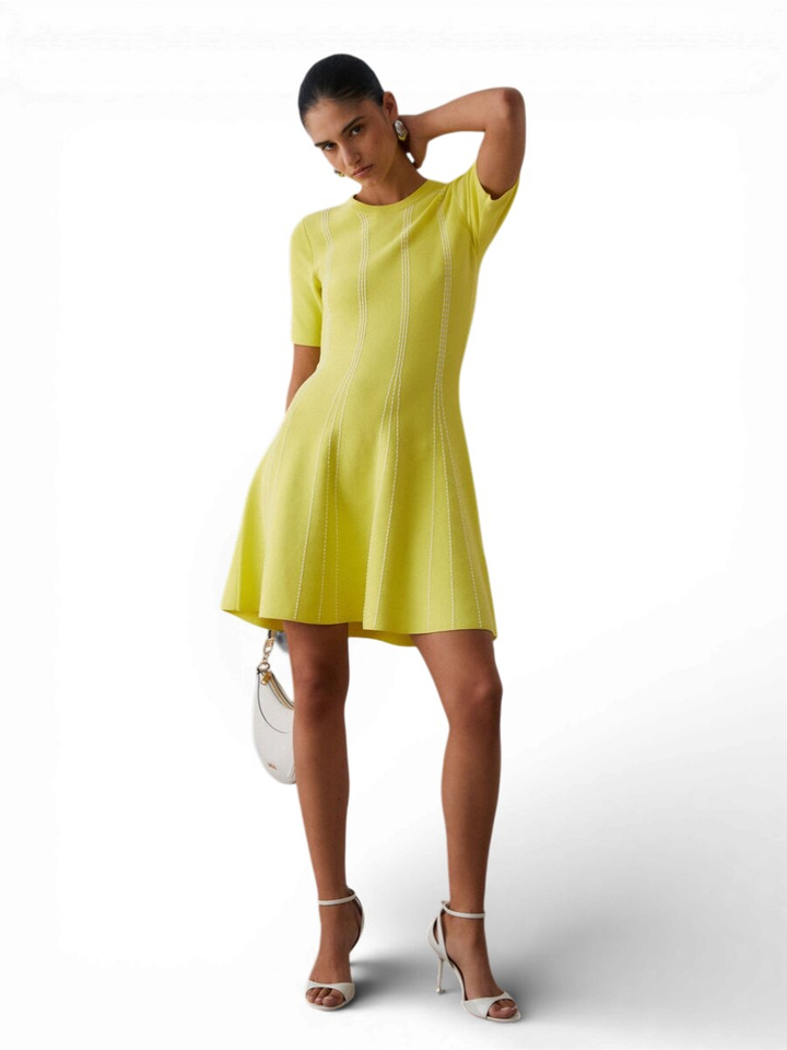 Geel A-lijn kleed Liu Jo