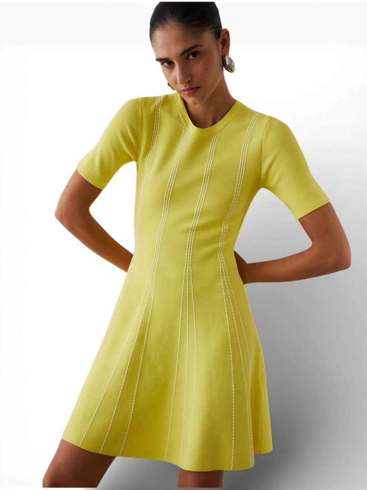 Geel A-lijn kleed Liu Jo