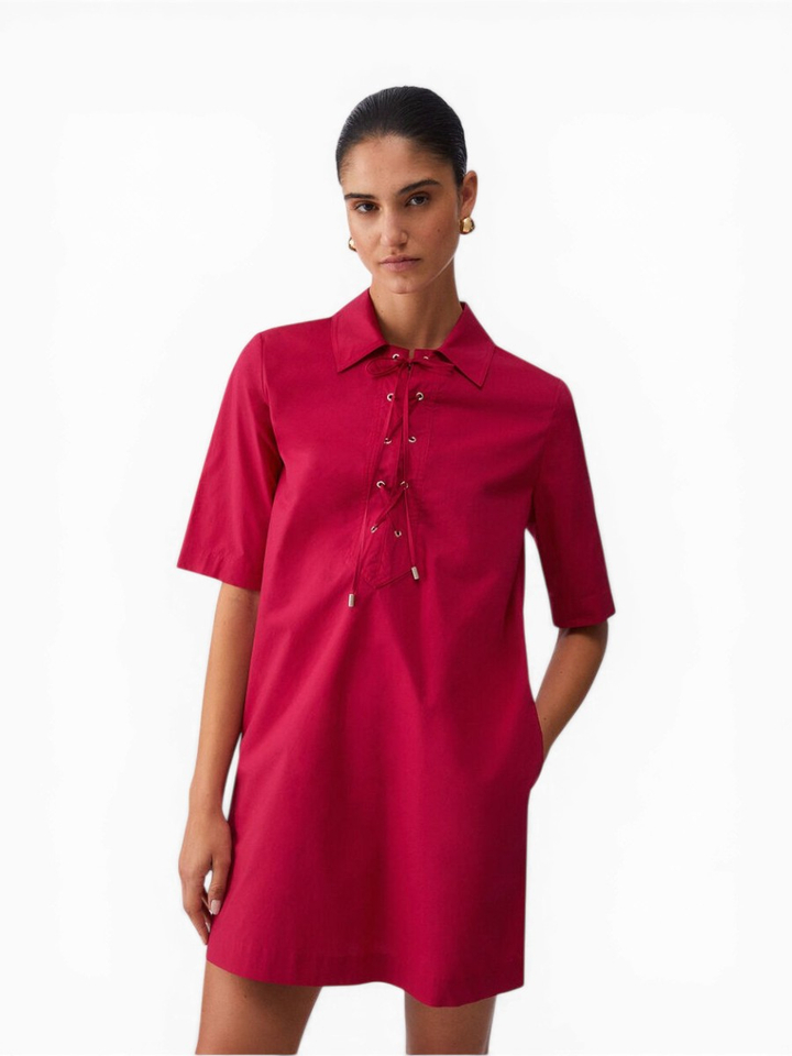 Roze kleed met veter detail Liu Jo 