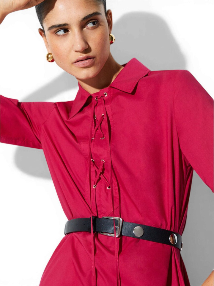 Roze kleed met veter detail Liu Jo 