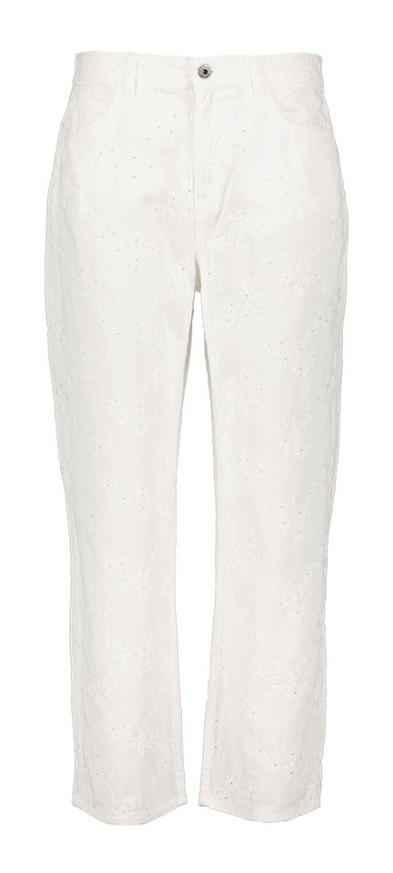 Witte broek met bloemenprint Liu Jo 