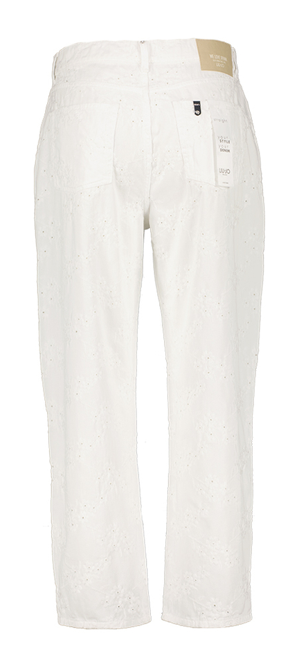 Witte broek met bloemenprint Liu Jo 